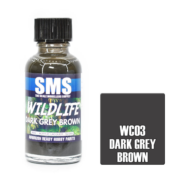 SMS Wildlife- Dark Grey Brown