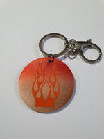 Key Ring - Orange Flame 1
