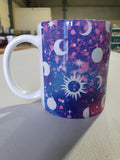 Coffee Mug - Pink and Blue Galaxy