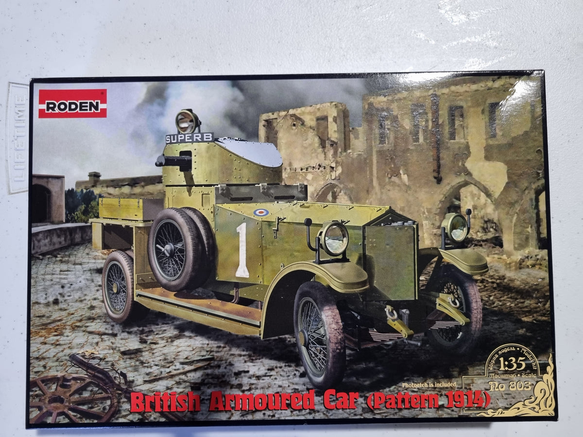 Roden 1/35 WW1 British armoured car – Kits N Krafts